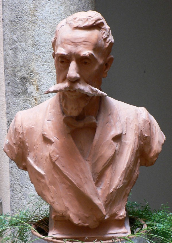 J.Charpentier, buste de Raymond Sudre, 1911.