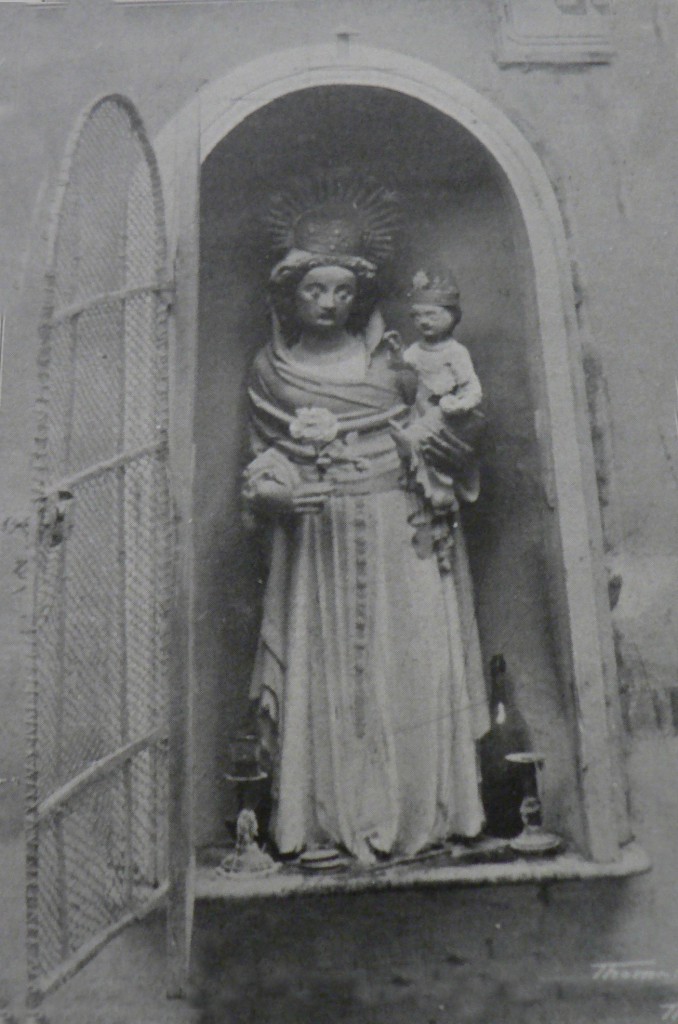 Vierge gothique, Perpignan, vers 1900.