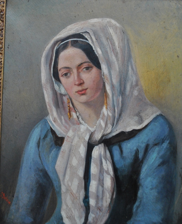 Portrait de grisette, collection particulière.