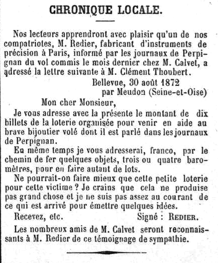 Le Roussillon 04 09 1872 Le Roussillon 04 09 1872