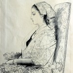 portrait de la comtesse de Lazerme par Picasso, Musée Rigaud, Perpignan
