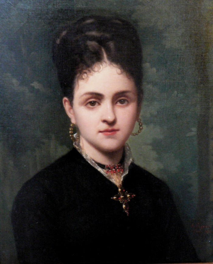 portrait de Clara Salamo, 1871.