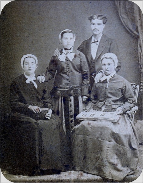 Mariage Pujol, Perpignan, photo Provost, vers 1886.