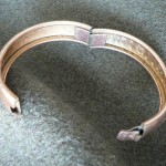 Bracelet Napoléon 3 en métal doré