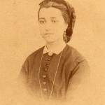 Portrait d'Anne Velzy, née Izarn, Perpignan, photo Scanagatti, vers 1865.