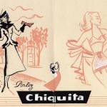 Gaine chiquita, carte pub création ateliers I.C.A. Paris