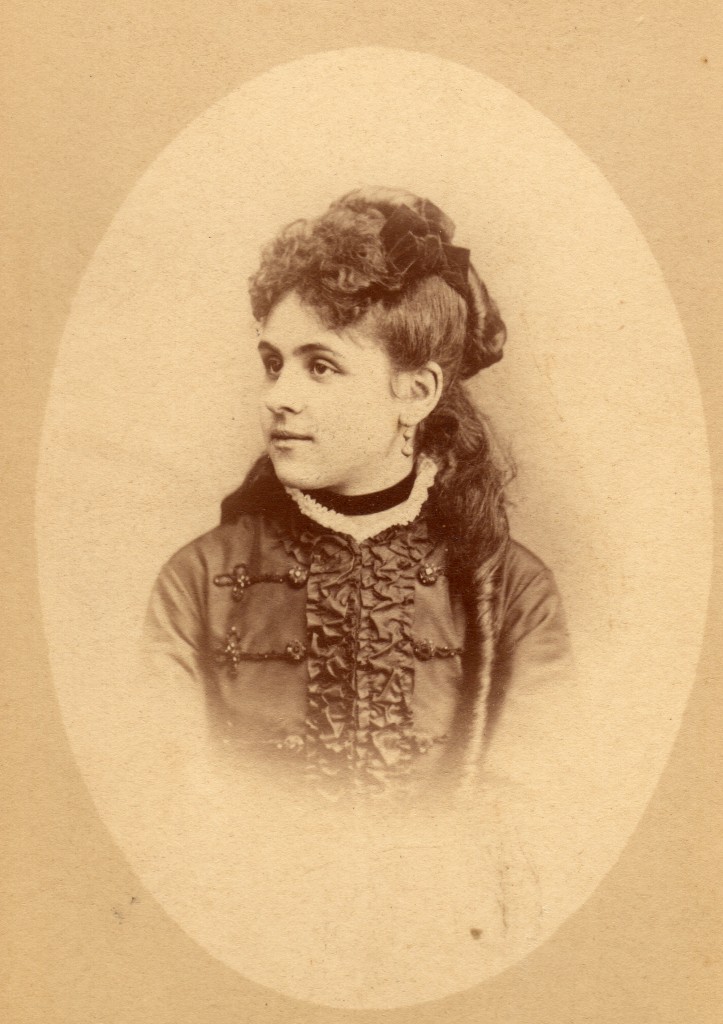 Clara Salamo, photo Provost à Perpignan, vers 1873