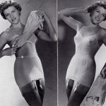 deux chiquitas, photos publicitaire pour les gaines Chiquita 1954