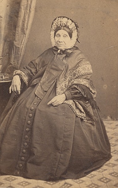 Portrait de femme agée, Provost, Toulouse ou Perpignan, 1865.