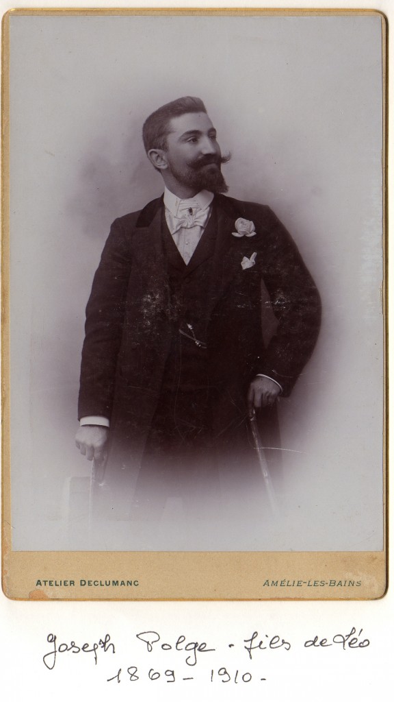 Portrait d'homme, Roussillon, vers 1895.