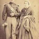 Couple de Roussillonnais, Perpignan, vers 1865.