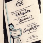 projet encre de chine campagne 1955 gaine Chiquita Perpignan