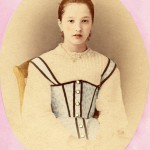 Photo retouchée de jeune fille, Roussillon, vers 1860.