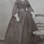 Portrait de femme, photo Germain, Perpignan, 1860