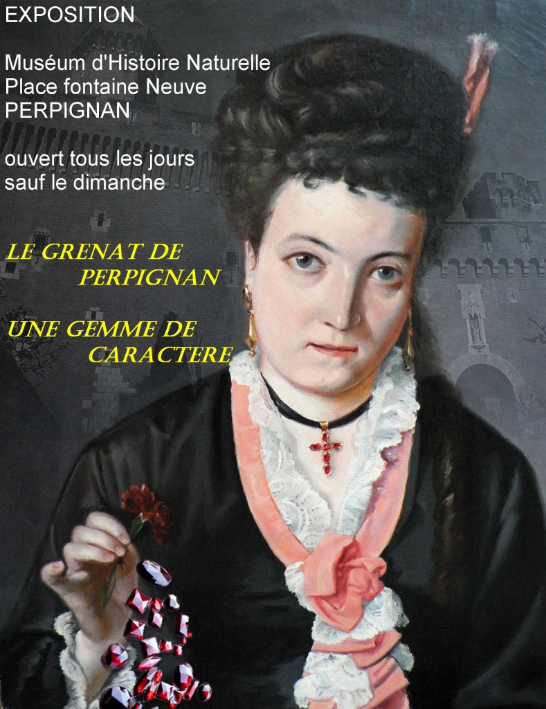 Affiche expo Grenat au Museum de Perpignan