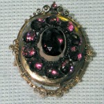 Broche en Grenat de Perpignan Napoléon III