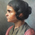 Jeune fille gitane du Roussillon, Blanquer, vers 1900.