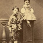 Portrait de deux enfants, Perpignan, vers 1860