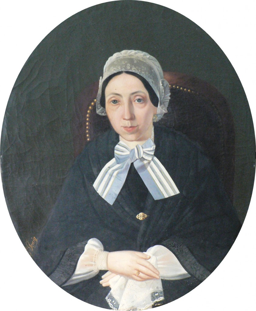 Portrait de mme Charpentier, Perpignan, ves 1850.