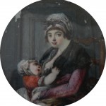 portrait en miniature de Mme Pradal, coll. part.