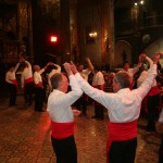 Moment fort, la danse du Contrepas de Prats de Mollo en l'honneur de st Eloi, dec 2010