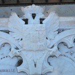 Blason des çagarriga, cimetière Saint Martin, Perpignan.