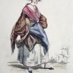 Roussillonnaise gravure de Loubon 1830