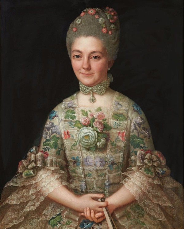 Portrait de femme, vers 1760.