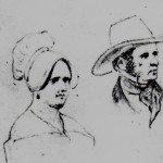 Portrait d'homme et de femme du Roussillon, 1848.