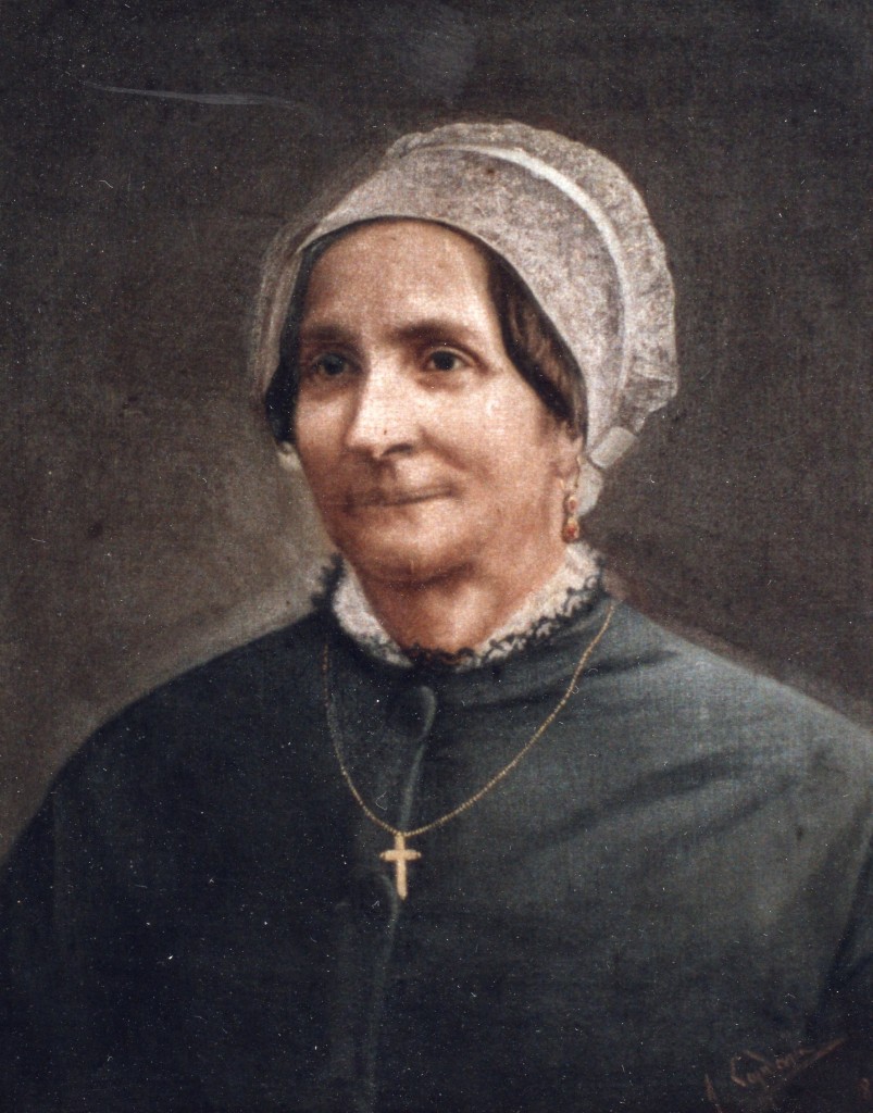 Portrait de femme en coiffe catalane, fin du 19e s.