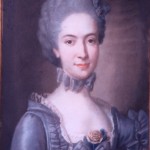 Portrait de madame d'Ortaffa, pastel signé Comte de saint Michel, coll. Part.