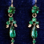 Boucles d'oreilles en doublet émeraude, Perpignan, XIXe s.