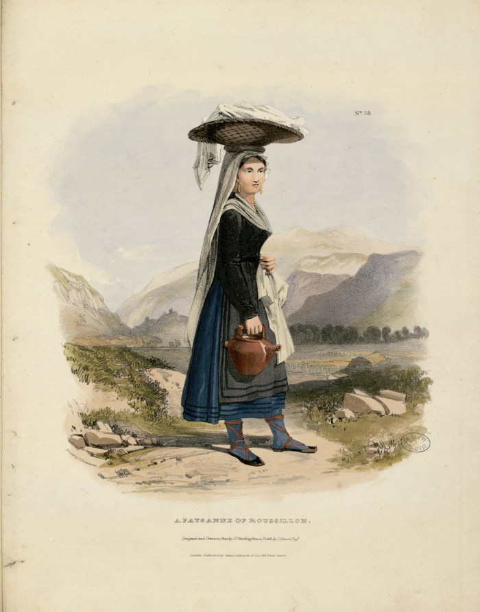 HARDING, Roussillonnaise, 1830. HARDING, Roussillonnaise, 1830.