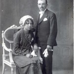 Mariage Joseph Olivé, Roussillon, vers 1925.