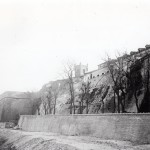 Les remparts au dessous de l'église saint Jacques, Perpignan