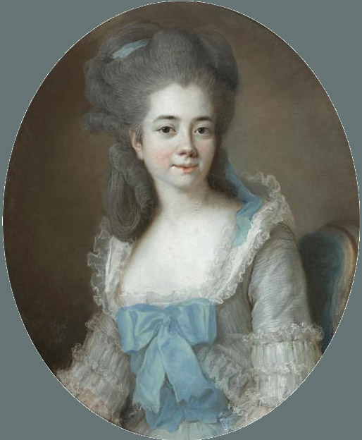 1776, portrait au pastel de Marie-Rose Savalette de Sanlot, née en 1745 (?) à Perpignan. 1776, portrait au pastel de Marie-Rose Savalette de Sanlot, née en 1745 (?) à Perpignan.