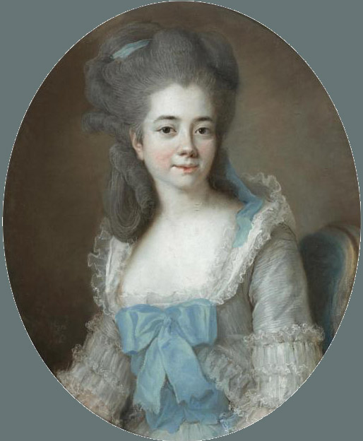 1776, portrait au pastel de Marie-Rose Savalette de Sanlot, née en 1745 (?) à Perpignan.