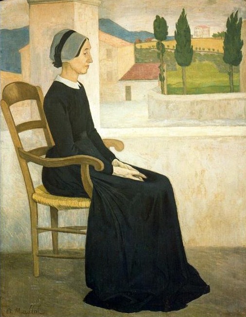 Aristide Maillol (1861-1944) Portrait d'une Catalane, 1885. Aristide Maillol (1861-1944) Portrait d'une Catalane, 1885.