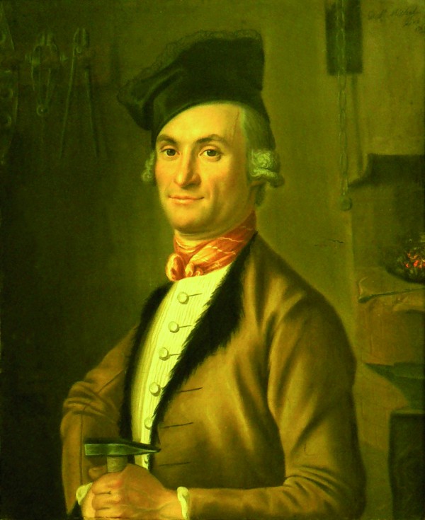 Portrait d'un graveur de la Monnaie de Perpignan, vers 1770-1780.