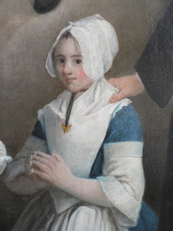 Jeune fille en costume de Narbonne, vers 1770-1780.