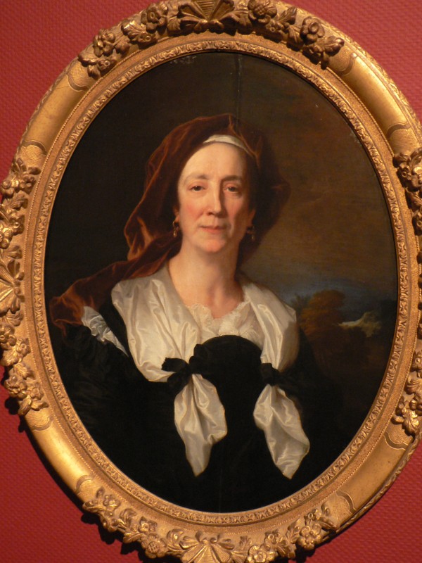Portrait de Maria Serra, mère de H.Rigaud, 1695. Portrait de Maria Serra, mère de H.Rigaud, 1695.