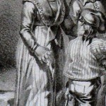 Jeune fille roussillonnaise vers 1830.