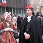 Costume de femme Languedocienne (Guingoi) et costume catalan.