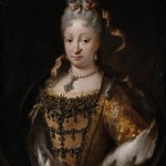 Portrait d'Isabelle de Farnese, reine d'Espagne par Melendez, Musee du Prado.