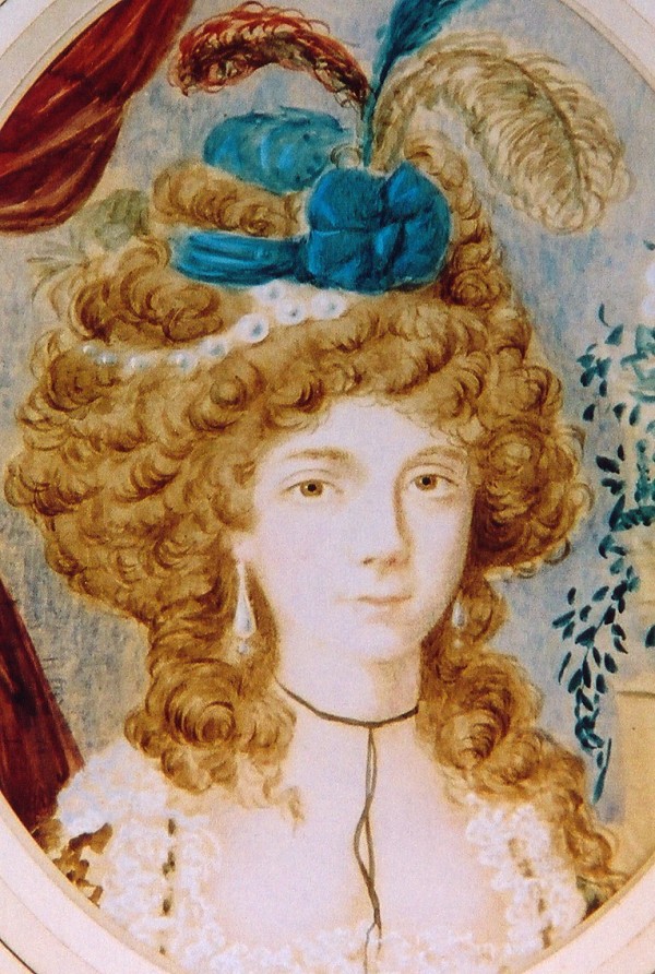 Mlle de Çagarriga, gouache. coll. particulière.