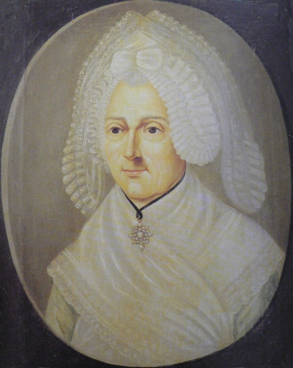 Portrait de donatrice, fin XVIIIe s.