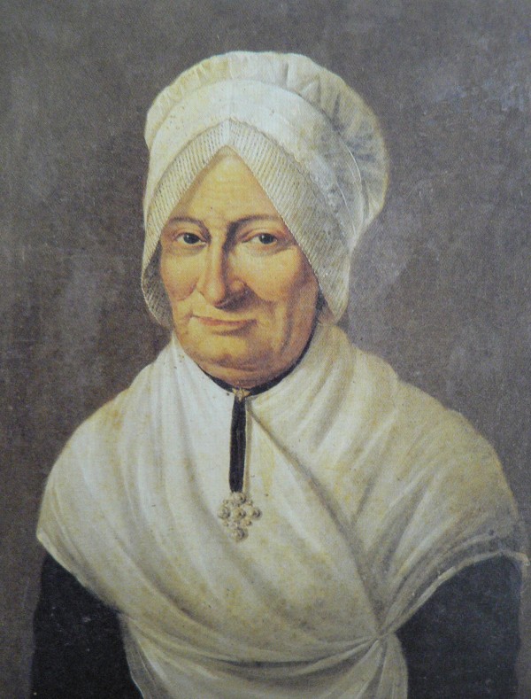 Portrait de femme en costume traditionnel, Carcassone, fin du XVIIIe s.