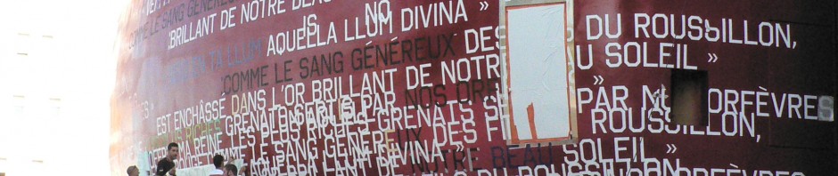 Citations en cours de mise en place sur le Grenat de l'Archipel, Perpignan.