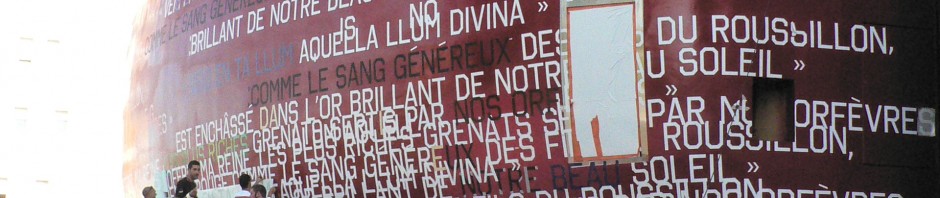 Citations en cours de mise en place sur le Grenat de l'Archipel, Perpignan.