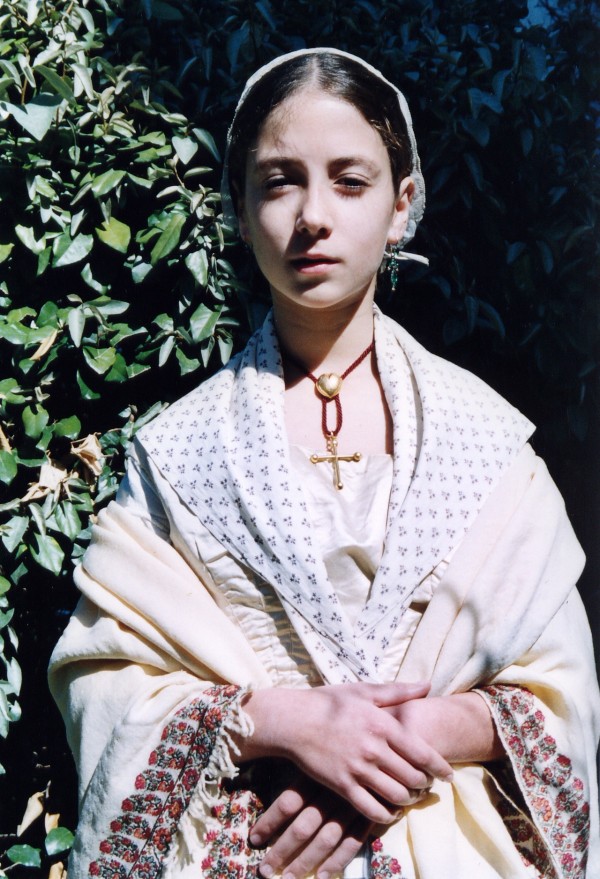 Jeune Catalane en costume vers 1815 